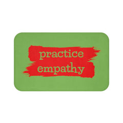 Bath Mat, Brushes Logo, green apple-Home Decor-Practice Empathy