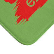 Bath Mat, Brushes Logo, green apple-Home Decor-Practice Empathy