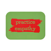 Bath Mat, Brushes Logo, green apple-Home Decor-Practice Empathy