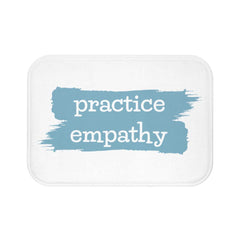 Bath Mat, Brushes Logo-Home Decor-Practice Empathy