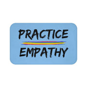 Bath Mat, Rainbow Logo, Carolina blue-Home Decor-Practice Empathy