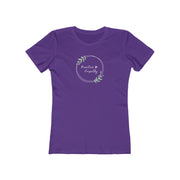 Women's The Boyfriend Tee, Olive Branch Logo
