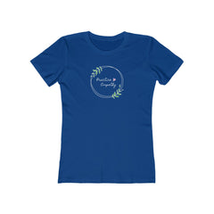 Women's The Boyfriend Tee, Olive Branch Logo