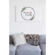Canvas Gallery Wrap, Olive Branch Logo, white-Canvas-Practice Empathy