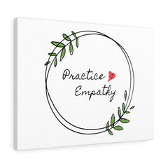 Canvas Gallery Wrap, Olive Branch Logo, white-Canvas-Practice Empathy