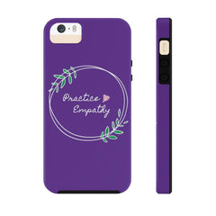Case Mate Tough Phone Case, Olive Branch Logo, dark purple-Phone Case-Practice Empathy
