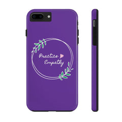 Case Mate Tough Phone Case, Olive Branch Logo, dark purple-Phone Case-Practice Empathy