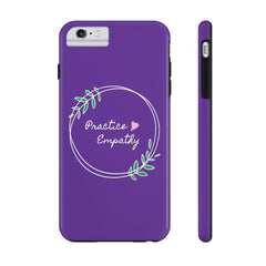 Case Mate Tough Phone Case, Olive Branch Logo, dark purple-Phone Case-Practice Empathy