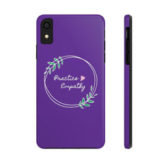 Case Mate Tough Phone Case, Olive Branch Logo, dark purple-Phone Case-Practice Empathy