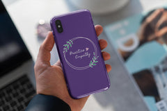 Case Mate Tough Phone Case, Olive Branch Logo, dark purple-Phone Case-Practice Empathy