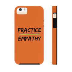 Case Mate Tough Phone Case, Rainbow Logo, dark orange-Phone Case-Practice Empathy
