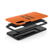 Case Mate Tough Phone Case, Rainbow Logo, dark orange-Phone Case-Practice Empathy