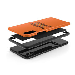 Case Mate Tough Phone Case, Rainbow Logo, dark orange-Phone Case-Practice Empathy