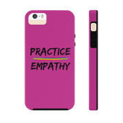 Case Mate Tough Phone Case, Rainbow Logo, magenta-Phone Case-Practice Empathy
