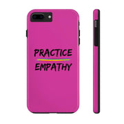 Case Mate Tough Phone Case, Rainbow Logo, magenta-Phone Case-Practice Empathy
