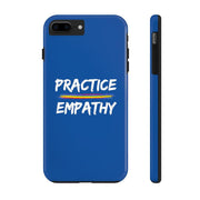 Case Mate Tough Phone Case, Rainbow Logo, royal blue-Phone Case-Practice Empathy