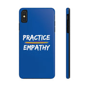 Case Mate Tough Phone Case, Rainbow Logo, royal blue-Phone Case-Practice Empathy