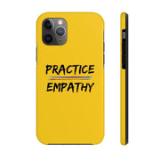 Case Mate Tough Phone Case, Rainbow Logo, yellow-Phone Case-Practice Empathy