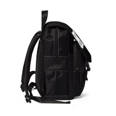 Casual Shoulder Backpack, Brushes Logo, black-Bags-Practice Empathy