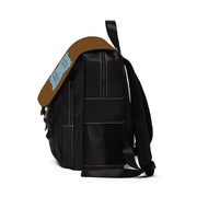 Casual Shoulder Backpack, Brushes Logo, chocolate-Bags-Practice Empathy