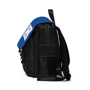 Casual Shoulder Backpack, Brushes Logo, royal blue-Bags-Practice Empathy