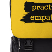 Casual Shoulder Backpack, Brushes Logo, yellow-Bags-Practice Empathy