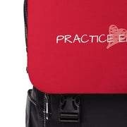 Casual Shoulder Backpack, Classic Logo, Fire Engine Red-Bags-Practice Empathy