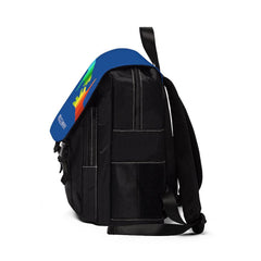 Casual Shoulder Backpack, My Hand to Yours, royal blue-Bags-Practice Empathy