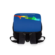 Casual Shoulder Backpack, My Hand to Yours, royal blue-Bags-Practice Empathy