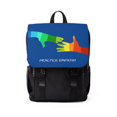 Casual Shoulder Backpack, My Hand to Yours, royal blue-Bags-Practice Empathy