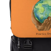Casual Shoulder Backpack, Nourishing Home, orange-Bags-Practice Empathy