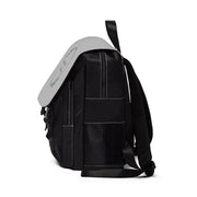 Casual Shoulder Backpack, Olive Branch Logo, gray-Bags-Practice Empathy