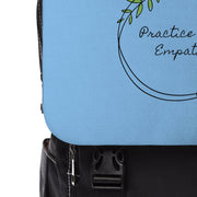 Casual Shoulder Backpack, Olive Branch Logo, light blue-Bags-Practice Empathy