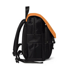 Casual Shoulder Backpack, Olive Branch Logo, orange-Bags-Practice Empathy