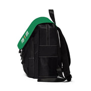 Casual Shoulder Backpack, Rainbow Logo, forest green-Bags-Practice Empathy