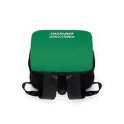 Casual Shoulder Backpack, Rainbow Logo, forest green-Bags-Practice Empathy