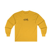 Men's Ultra Cotton Long Sleeve Tee, Hand in Hand Logo