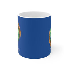 Ceramic Mug, Nourishing Home, royal blue-Mug-Practice Empathy
