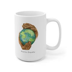 Ceramic Mug, Nourishing Home, white-Mug-Practice Empathy