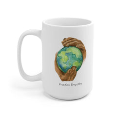 Ceramic Mug, Nourishing Home, white-Mug-Practice Empathy