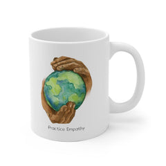 Ceramic Mug, Nourishing Home, white-Mug-Practice Empathy