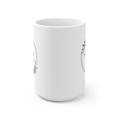 Ceramic Mug, Olive Branch Logo, white-Mug-Practice Empathy