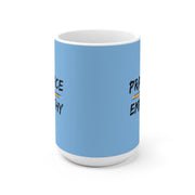 Ceramic Mug, Rainbow Logo, Carolina blue-Mug-Practice Empathy