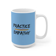 Ceramic Mug, Rainbow Logo, Carolina blue-Mug-Practice Empathy