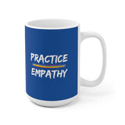 Ceramic Mug, Rainbow Logo, royal blue-Mug-Practice Empathy