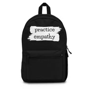 Classic Backpack, Brushes Logo, black-Bags-Practice Empathy