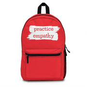 Classic Backpack, Brushes Logo, bright red-Bags-Practice Empathy