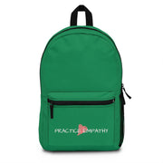 Classic Backpack, Classic Logo, forest green-Bags-Practice Empathy