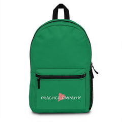 Classic Backpack, Classic Logo, forest green-Bags-Practice Empathy