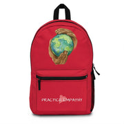 Classic Backpack, Nourishing Home, deep red-Bags-Practice Empathy